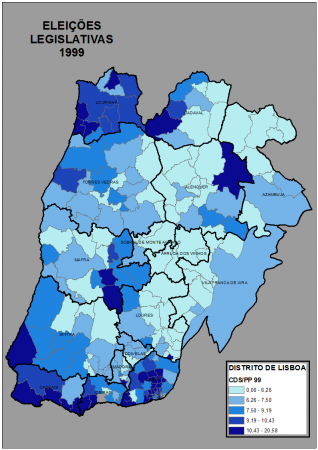 CDS/PP: LEGISLATIVAS 1999